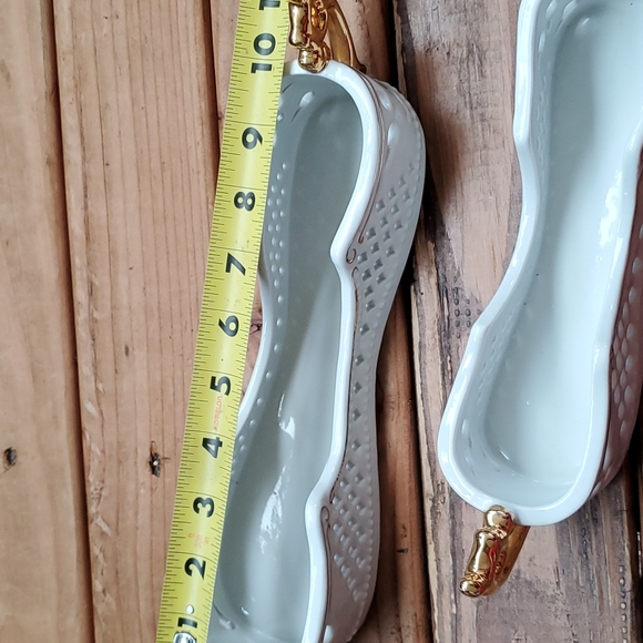 2 porcelain treasure flatware holders - Picture 9 of 16